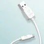 Кабель USB-Lightning(Apple) KAKU KSC-060 Kakusiga Speed Series LED 1m 2.4A