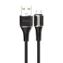 Кабель USB-MicroUSB KSC-418 Flash Auclear Series 1m, 3.2A